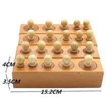 Load image into Gallery viewer, Cylinder Socket Puzzles Toy Baby Development Practice And SensesPreschool Educational Wooden Toys For Children
