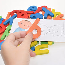 Load image into Gallery viewer, Spell Word Game Wooden Toys Early Learning Jigsaw Letter Alphabet Puzzle Preschool Educational Baby Toys for Children
