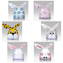 Load image into Gallery viewer, Lovely Tiger Bear Rabbit Ear Bag Biscuit Snack Plastic Chocolate Candy Gift Bag Dessert Baking Birthday Party Decoration supply
