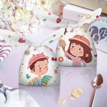 Load image into Gallery viewer, Lovely Tiger Bear Rabbit Ear Bag Biscuit Snack Plastic Chocolate Candy Gift Bag Dessert Baking Birthday Party Decoration supply
