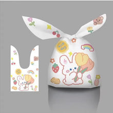 Load image into Gallery viewer, Lovely Tiger Bear Rabbit Ear Bag Biscuit Snack Plastic Chocolate Candy Gift Bag Dessert Baking Birthday Party Decoration supply
