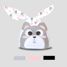 Load image into Gallery viewer, Lovely Tiger Bear Rabbit Ear Bag Biscuit Snack Plastic Chocolate Candy Gift Bag Dessert Baking Birthday Party Decoration supply
