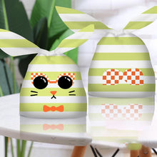 Load image into Gallery viewer, Lovely Tiger Bear Rabbit Ear Bag Biscuit Snack Plastic Chocolate Candy Gift Bag Dessert Baking Birthday Party Decoration supply
