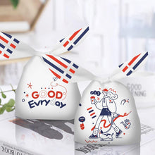 Load image into Gallery viewer, Lovely Tiger Bear Rabbit Ear Bag Biscuit Snack Plastic Chocolate Candy Gift Bag Dessert Baking Birthday Party Decoration supply
