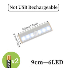 Load image into Gallery viewer, Motion Sensor Wireless LED Night Lights Bedroom Wall Decorative Lamp Staircase Closet Room Aisle Lighting
