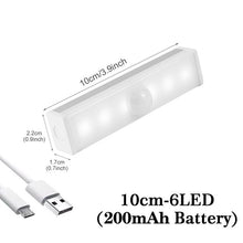 Load image into Gallery viewer, Motion Sensor Wireless LED Night Lights Bedroom Wall Decorative Lamp Staircase Closet Room Aisle Lighting

