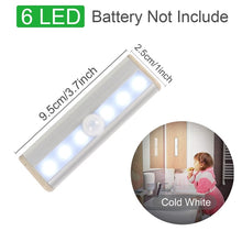 Load image into Gallery viewer, Motion Sensor Wireless LED Night Lights Wall Decorative Lamp Staircase Closet Room Aisle Lighting
