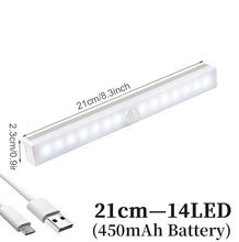 Load image into Gallery viewer, Motion Sensor Wireless LED Night Lights Bedroom Wall Decorative Lamp Staircase Closet Room Aisle Lighting

