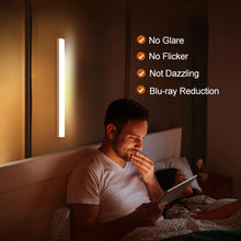 Load image into Gallery viewer, Motion Sensor Wireless LED Night Lights Bedroom Wall Decorative Lamp Staircase Closet Room Aisle Lighting
