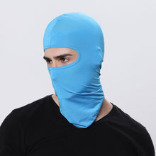 Load image into Gallery viewer, Motorcycle Face Mask Cycling Balaclava Full Cover Face Mask Hat Balaclava lycra Ski Neck Summer Sun Ultra UV Protection Thin Hot
