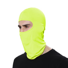 Load image into Gallery viewer, Motorcycle Face Mask Cycling Balaclava Full Cover Face Mask Hat Balaclava lycra Ski Neck Summer Sun Ultra UV Protection Thin Hot
