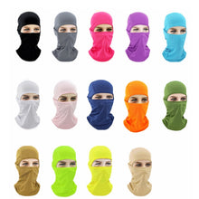 Load image into Gallery viewer, Motorcycle Full Face Mask Balaclava Tactical Masks Men Women Breathable Sports Camping Ski Biker Face Cover Helmet Liner
