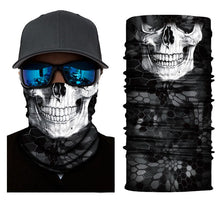 Load image into Gallery viewer, Movie Clown Anime Skull Seamless Balaclava Halloween Magic Scarf Headwear Sports Bandanas Men Cycling Hiking Scarf Neck Gaiter
