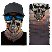 Load image into Gallery viewer, Movie Clown Anime Skull Seamless Balaclava Halloween Magic Scarf Headwear Sports Bandanas Men Cycling Hiking Scarf Neck Gaiter
