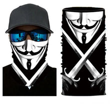 Load image into Gallery viewer, Movie Clown Anime Skull Seamless Balaclava Halloween Magic Scarf Headwear Sports Bandanas Men Cycling Hiking Scarf Neck Gaiter

