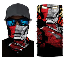 Load image into Gallery viewer, Movie Clown Anime Skull Seamless Balaclava Halloween Magic Scarf Headwear Sports Bandanas Men Cycling Hiking Scarf Neck Gaiter
