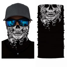 Load image into Gallery viewer, Movie Clown Anime Skull Seamless Balaclava Halloween Magic Scarf Headwear Sports Bandanas Men Cycling Hiking Scarf Neck Gaiter
