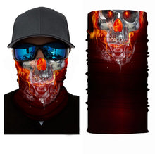 Load image into Gallery viewer, Movie Clown Anime Skull Seamless Balaclava Halloween Magic Scarf Headwear Sports Bandanas Men Cycling Hiking Scarf Neck Gaiter
