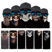 Load image into Gallery viewer, Movie Clown Anime Skull Seamless Balaclava Halloween Magic Scarf Headwear Sports Bandanas Men Cycling Hiking Scarf Neck Gaiter
