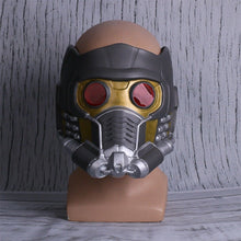 Load image into Gallery viewer, Movie Guardians Of The Galaxy Star Lord Infinity War Cosplay Costumes LED Lights Helmet Latex Mask Prop Superhero Halloween
