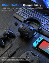 Load image into Gallery viewer, Gaming Headset 3.5mm Wired Headset Surround Sound Gaming Headphone With Noise Canceling Mic for PS4 PC Switch Gamer
