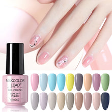 Load image into Gallery viewer, 7ml Nail Gel Semi Permanent Gel Polish UV LED Nail Gel Colorful Bottle Varnish Soak Off Nail Art Gel Nail Polish
