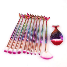 Load image into Gallery viewer, Makeup Brush 10/11 PCS Make Up Foundation Eyebrow Eyeliner Blush Cosmetic Concealer Brushes Foundation Brush Set
