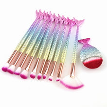 Load image into Gallery viewer, Makeup Brush 10/11 PCS Make Up Foundation Eyebrow Eyeliner Blush Cosmetic Concealer Brushes Foundation Brush Set
