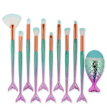 Load image into Gallery viewer, Makeup Brush 10/11 PCS Make Up Foundation Eyebrow Eyeliner Blush Cosmetic Concealer Brushes Foundation Brush Set
