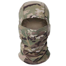 Load image into Gallery viewer, Neck Gaiters Multicam Balaclava Full Face Mask Tactical Camouflage CS Wargame Army Hunting Cycling Sports Helmet Liner Cap Military CP Scarf
