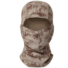 Load image into Gallery viewer, Neck Gaiters Multicam Balaclava Full Face Mask Tactical Camouflage CS Wargame Army Hunting Cycling Sports Helmet Liner Cap Military CP Scarf
