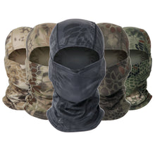 Load image into Gallery viewer, Neck Gaiters Multicam Balaclava Full Face Mask Tactical Camouflage CS Wargame Army Hunting Cycling Sports Helmet Liner Cap Military CP Scarf
