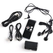Load image into Gallery viewer, Multifunctional Rechargeable 8GB 650HR Digital Audio Voice Recorder Dictaphone MP3 Player
