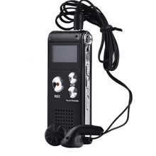 Load image into Gallery viewer, Multifunctional Rechargeable 8GB 650HR Digital Audio Voice Recorder Dictaphone MP3 Player
