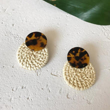 Load image into Gallery viewer, Multiple  Korea Handmade Bamboo Braid Pendant Drop Earrings New Fashion Rattan Weave Vine Knit Long Earrings For Women Girl
