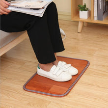 Load image into Gallery viewer, Multiple sizes Electric Heating Pad 220V Thermal Foot Feet Warmer Heated Floor Carpet Mat Pad Home Office Warm Feet
