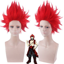 Load image into Gallery viewer, My Hero Academia Dabi Wig Cosplay Costume Boku no Hero Academia Short Black Synthetic Hair Halloween Party Wigs
