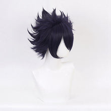 Load image into Gallery viewer, My Hero Academia Tamaki Amajiki Dark Blue Short Wig Cosplay Costume Boku no Hero Academia Synthetic Hair Men Women Party Wigs

