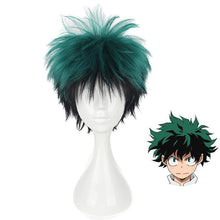 Load image into Gallery viewer, My Hero Academia Todoroki Shoto Long Wig  Cosplay Girl Ver. Boku No Hero Academia Red and White Hair Costume Halloween Party Wig
