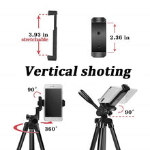 Load image into Gallery viewer, Phone Tripod Stand 40inch Universal Photography for Gopro iPhone Samsung Xiaomi Huawei Phone Aluminum Travel Tripode Par
