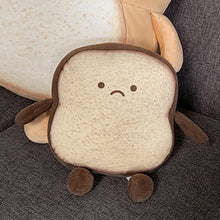 Load image into Gallery viewer, NEW Cute Happy/Sad toast Plush Toy Plush Pillow Gift With Sleeping Baby Stuffed Sofa Back Cushion Children Baby Birthday Present
