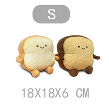 Load image into Gallery viewer, NEW Cute Happy/Sad toast Plush Toy Plush Pillow Gift With Sleeping Baby Stuffed Sofa Back Cushion Children Baby Birthday Present
