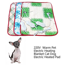 Load image into Gallery viewer, Pet Dog Cat Waterproof Electric Heating Pad Body Winter Warmer Mat Bed Blanket Animals Bed Heater Accessories

