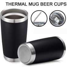 Load image into Gallery viewer, Stainless Steel Thermal Mug Beer Cups Thermos For Tea Coffee Water Bottle Vacuum Insulated Leakproof With Lids Drinkware
