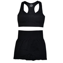 Load image into Gallery viewer, Yoga Set Workout Shirts Sport Pants Bra Gym Clothing Short For Women
