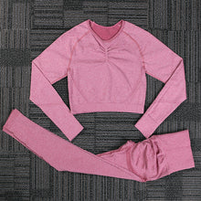 Load image into Gallery viewer, Yoga Set Fitness Sports Suits Gym Clothing Tops And Leggings For Women
