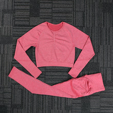Load image into Gallery viewer, Yoga Set Fitness Sports Suits Gym Clothing Tops And Leggings For Women
