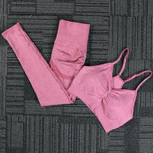 Load image into Gallery viewer, Yoga Set Fitness Sports Suits Gym Clothing Tops And Leggings For Women
