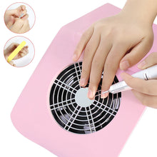 Load image into Gallery viewer, Nail Dust Collector Fan Vacuum Cleaner Manicure Machine Strong Suction Powerful Nail Tool Nail Vacuum Cleaner for Manicure
