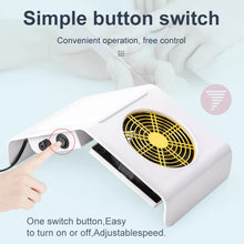 Load image into Gallery viewer, Nail Dust Collector Fan Vacuum Cleaner Manicure Machine Strong Suction Powerful Nail Art Tool Nail Vacuum Cleaner for Manicure
